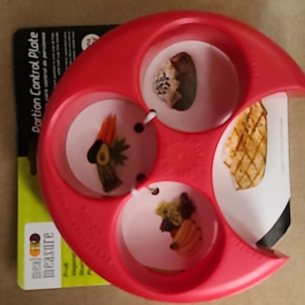 Meal Measure Portion Control Plate NWT